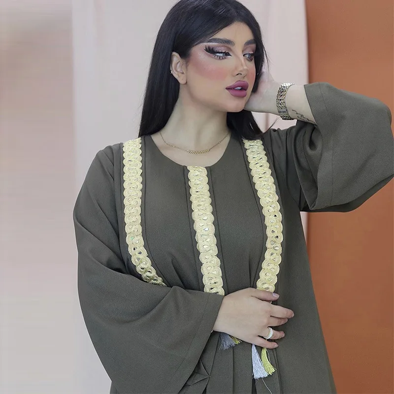 2021 Kaftan Abaya Dubai Turkey Islam Muslim Hijab Long Dress Marocain Dresses For Women Vestido De Mujer Robe Djellaba Femme
