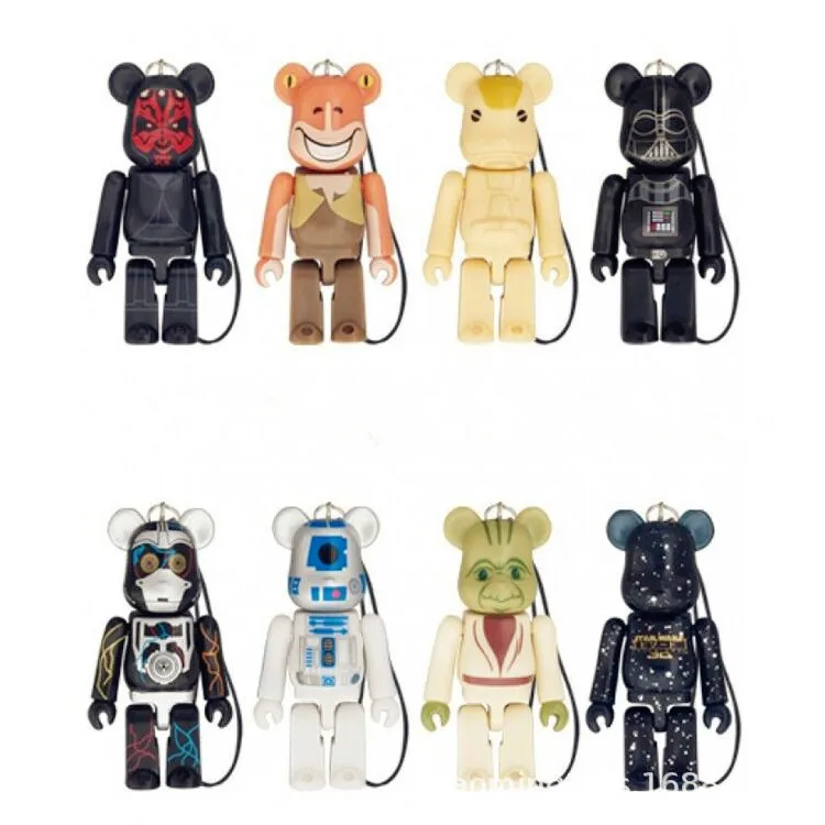 

8style 70% Bearbrick Bearbrickys DIY Fashion star Toy PVC Action Figure Collectible Model Toy Decoration christmas gifts