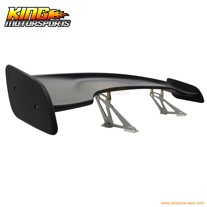 Универсальный Спойлер для багажника GT Wing Черный ABS 57 дюймов JDM американский