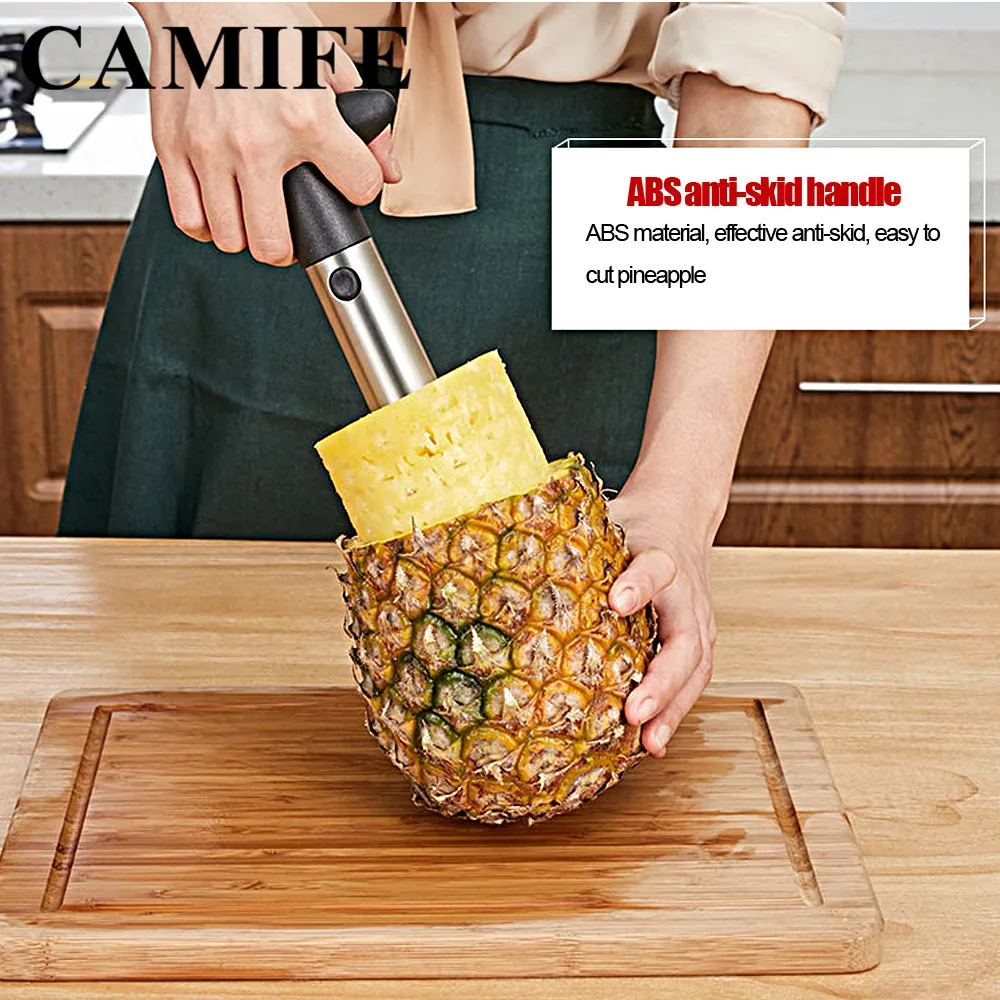 1 шт. Нержавеющая сталь инструмент для очистки ананасов ананас нарезки ананаса
