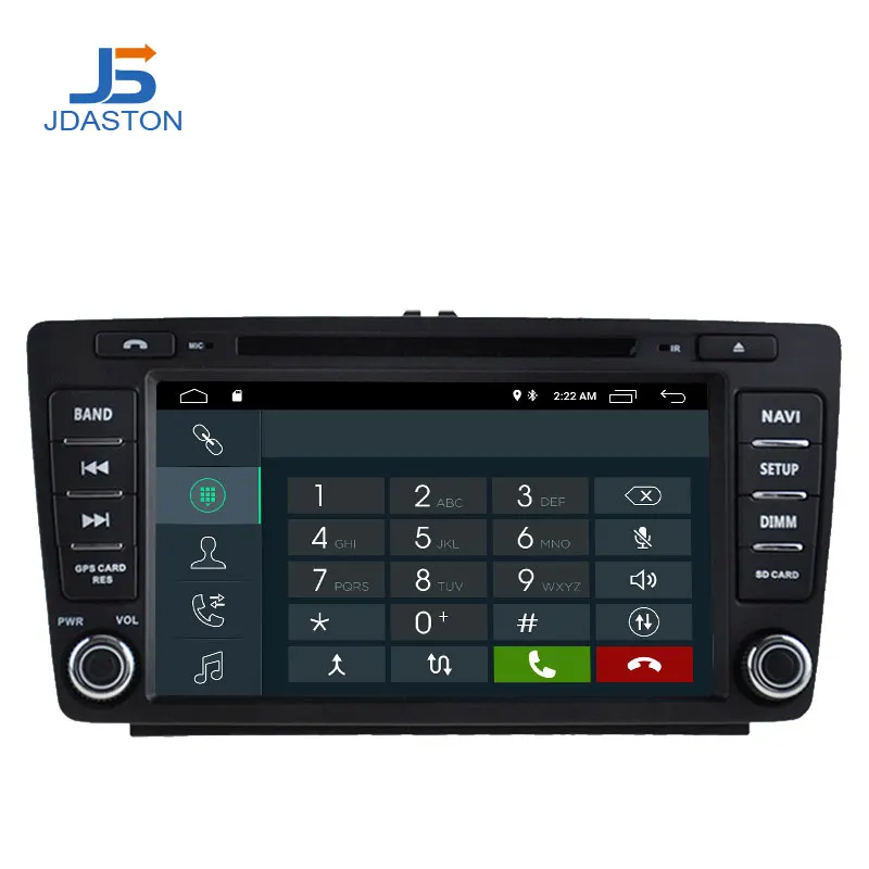 JDASTON 8 дюймов Android 10,0 автомобильный dvd-плеер для SKODA Octavia 2009-2013 gps навигация Мультимедиа Стерео 2 Din автомагнитола ips wifi