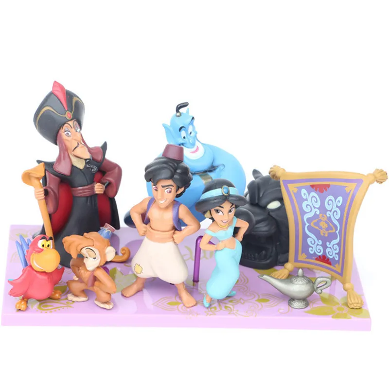 Disney фигурку Алладин Принцесса Жасмин Genius ПВХ Амин рисунок домашней коллекции