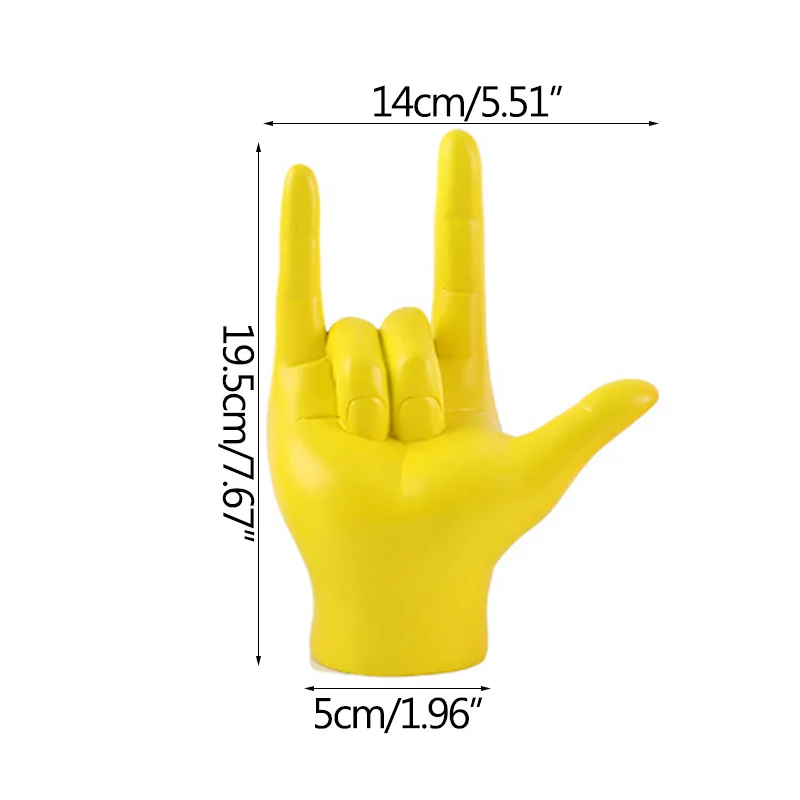 

Office Decoration Hand Model Gesture Miniature Model Home Decoration Accessories Study Room Bookcase Display Furnishings Crafts