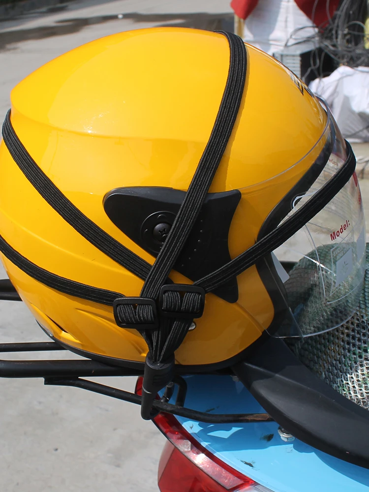 

Motorcycle Hooks Length 60-110cm Hold Down Fuel Tank Luggage Net Mesh Web Bungee Helmet Elastic Rope Strap