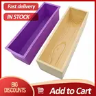 Силиконовая форма для мыла, 1200 мл, прямоугольная деревянная коробка с гибким вкладышем для рукоделия, форма для мыла ручной работы, инструменты для мыла