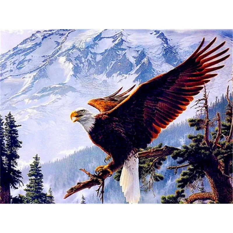 

Полная алмазная живопись Стразы с животными, алмазная вышивка, вышивка крестиком с орлом, мозаика, распродажа, домашний декор