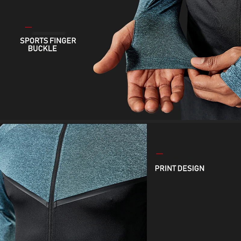 Быстросохнущая мужская куртка для бега спортивная фитнеса одежда спортзала с