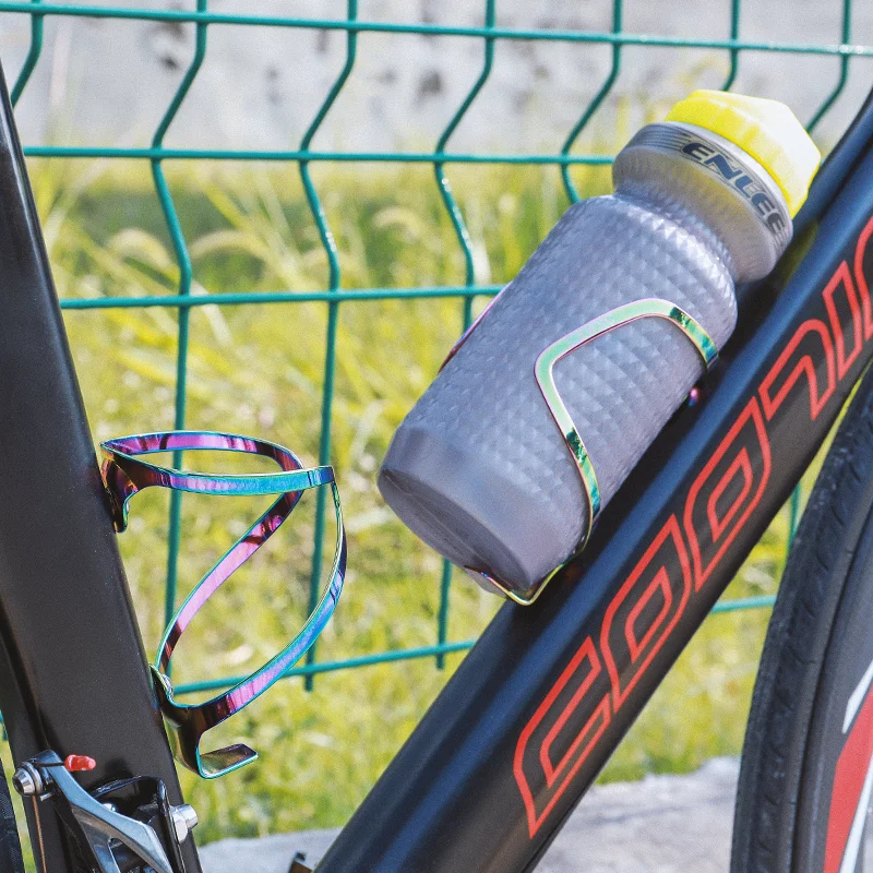 

CXWXC bicycle bottle cage mountain colorful and lightweight aluminum alloy road bike bottle cage integrated bicycle bottle cage