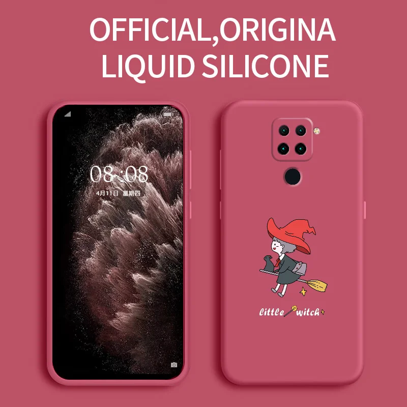 

Thin Cute Witch Pattern Phone Case For Redmi 10X4G 10X5G 10XPro 9 9A Note 8 8Pro 7 7Pro Redmi K30 K30Ultra K20 K20Pro Cover