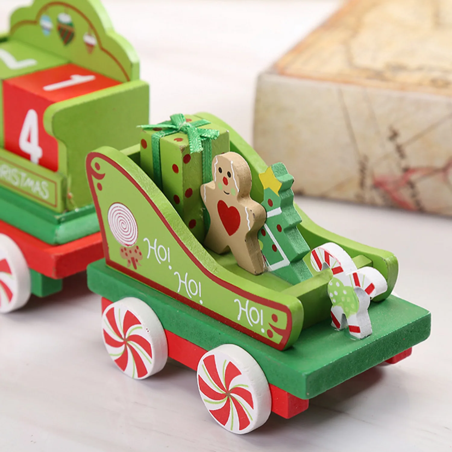 Деревянный календарь с обратным отсчетом и съемными кубиками | Дом сад