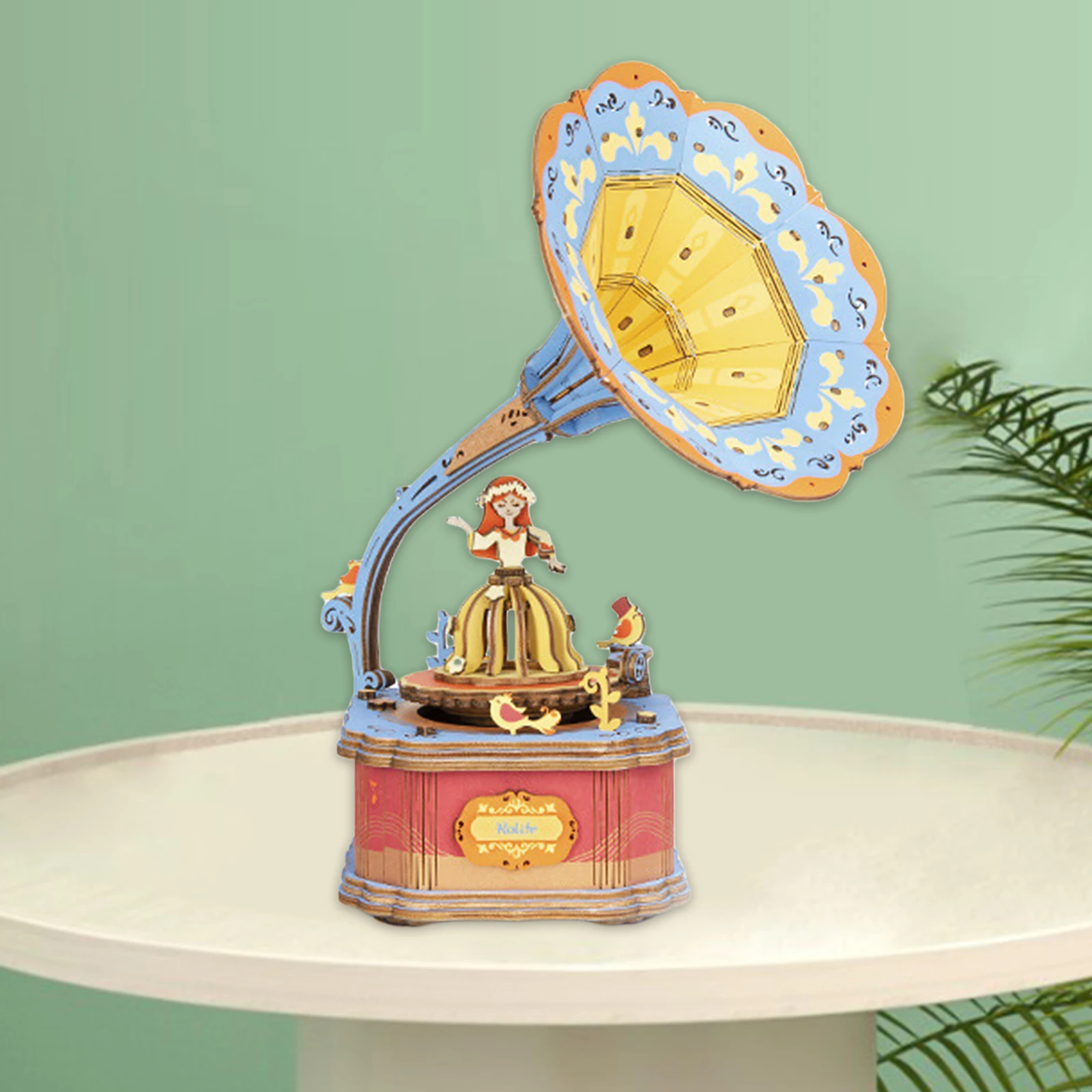 

Деревянная музыкальная шкатулка, набор «сделай сам», деревянная музыкальная шкатулка, 3D деревянная головоломка, сборные игрушки, головолом...