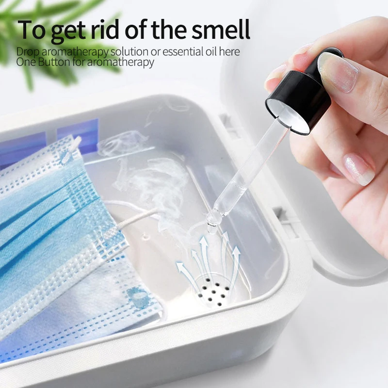 WAKYME UVC Sterilizer Germicidal UV Lamp USB Disinfector Ultraviolet Disinfection Box Light for Face Mask Jewelry Watch Phone | Лампы и