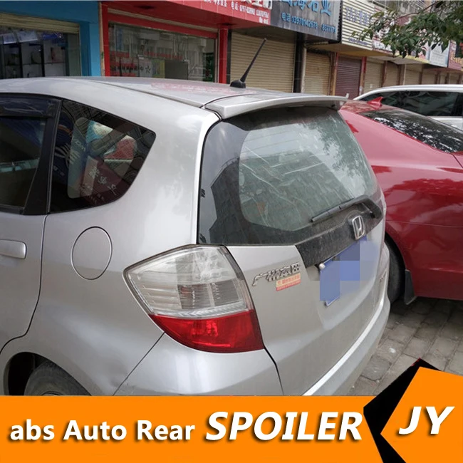 Спойлер для HONDA FIT 2008-2013 спойлер из высококачественного АБС-материала заднего