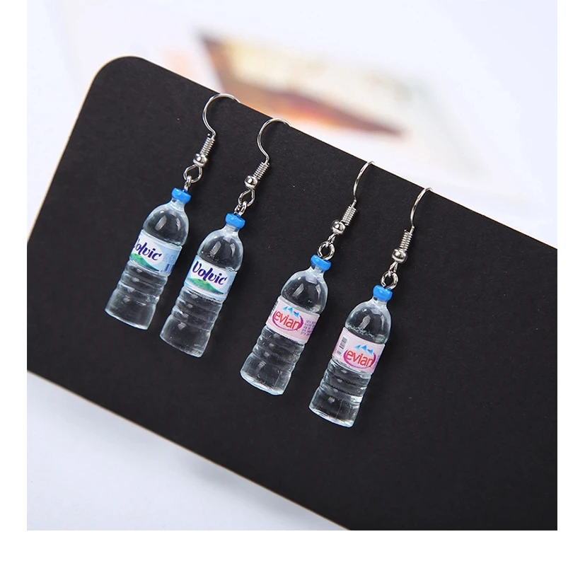 

Creative Personality Water Bottle Earrings Fashion Cute Simple Earrings Drop Earrings for Women Jewelry
