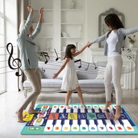 4 styles double row multifunction musical instrument piano mat infant fitness keyboard play carpet educational toys for kids