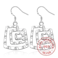 korean 925 sterling silver romantic square thread vintage long tassel dangle earrings for women 2020 engagement wedding jewelry