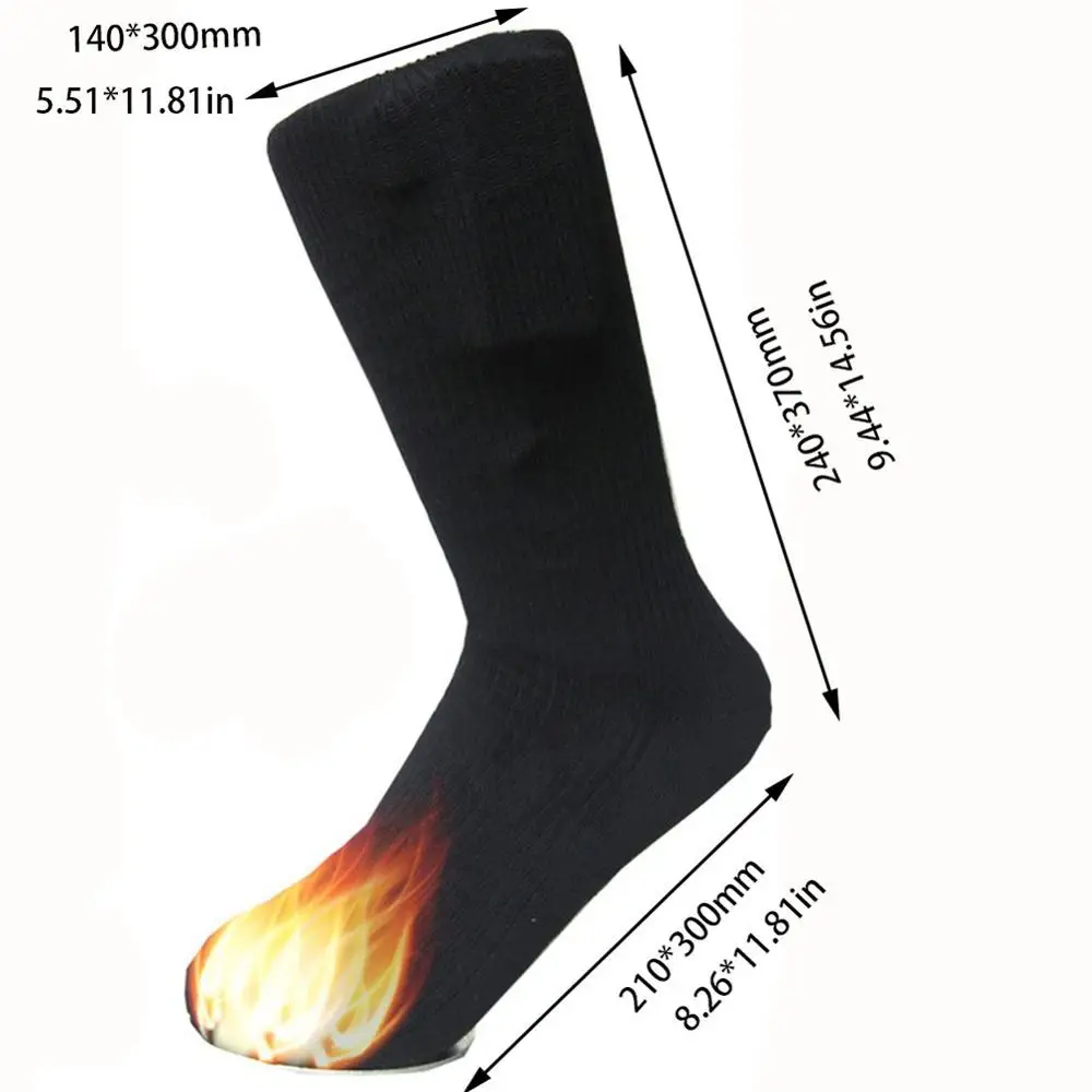 

Heating socks with 3V hot cotton for men and women in winter (with battery)