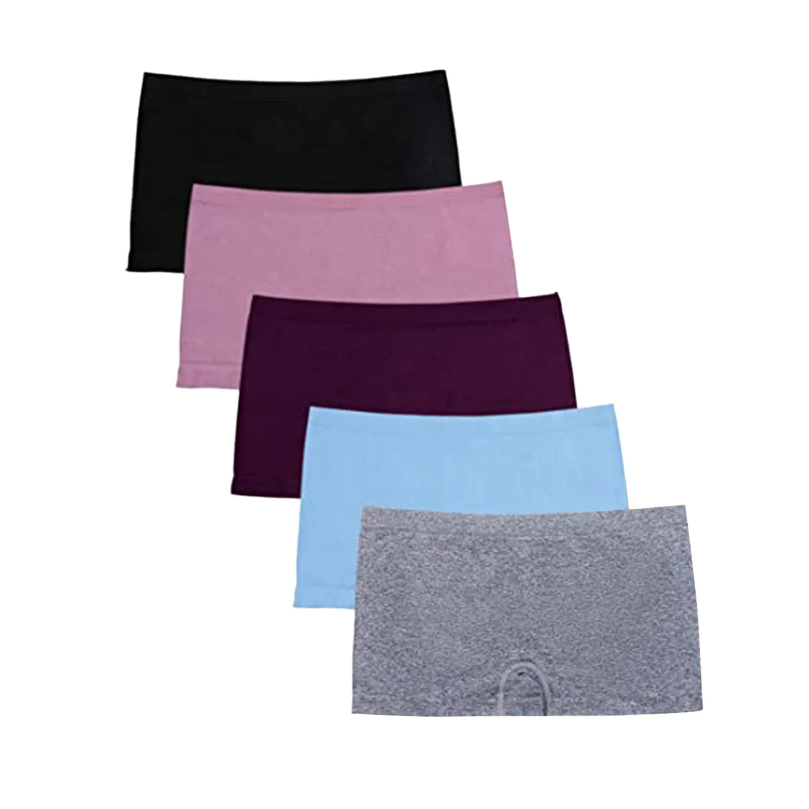 

ropa interior mujer 5pcs Women's Underwear Fashion Basic Elastic Comfortable Sexy Solid Color Print Breif Underwear