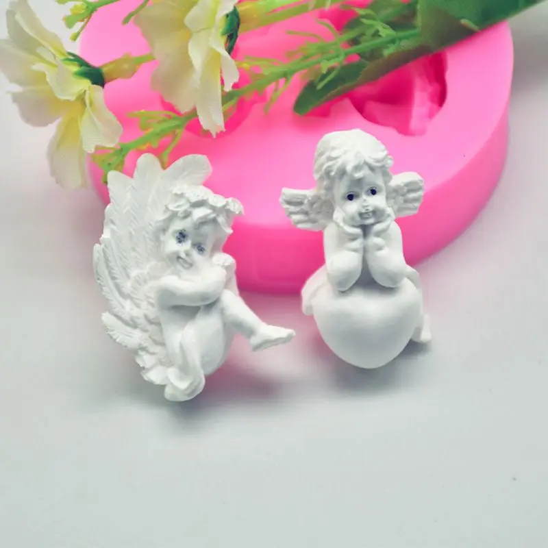 

Baby Angel Wings Love Silicone Resin Mold Epoxy Resin DIY Jewelry Making Tools