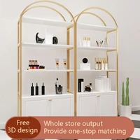 120cm salon cosmetic display cabinets nail shop product racks mother and baby shop display racks multi layer shelf combination