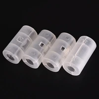 brand new 4pcs aa to c battery adaptor holder case converter switcher lr06 aa to c lr14 size battery storage box