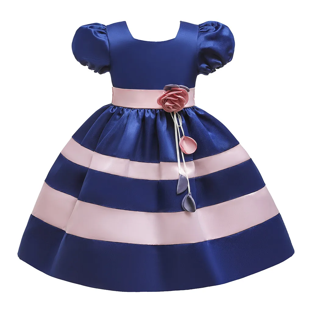 Baby Dresses Kids Girl Casual Dress Floral Girls Princess Bridesmaid Pageant Gown Birthday Party Wedding vestidos |