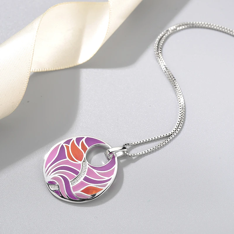 Новинка 2018 серебро 925 пробы модный подарок DIY сверкающий CZ как пион узор Розовая