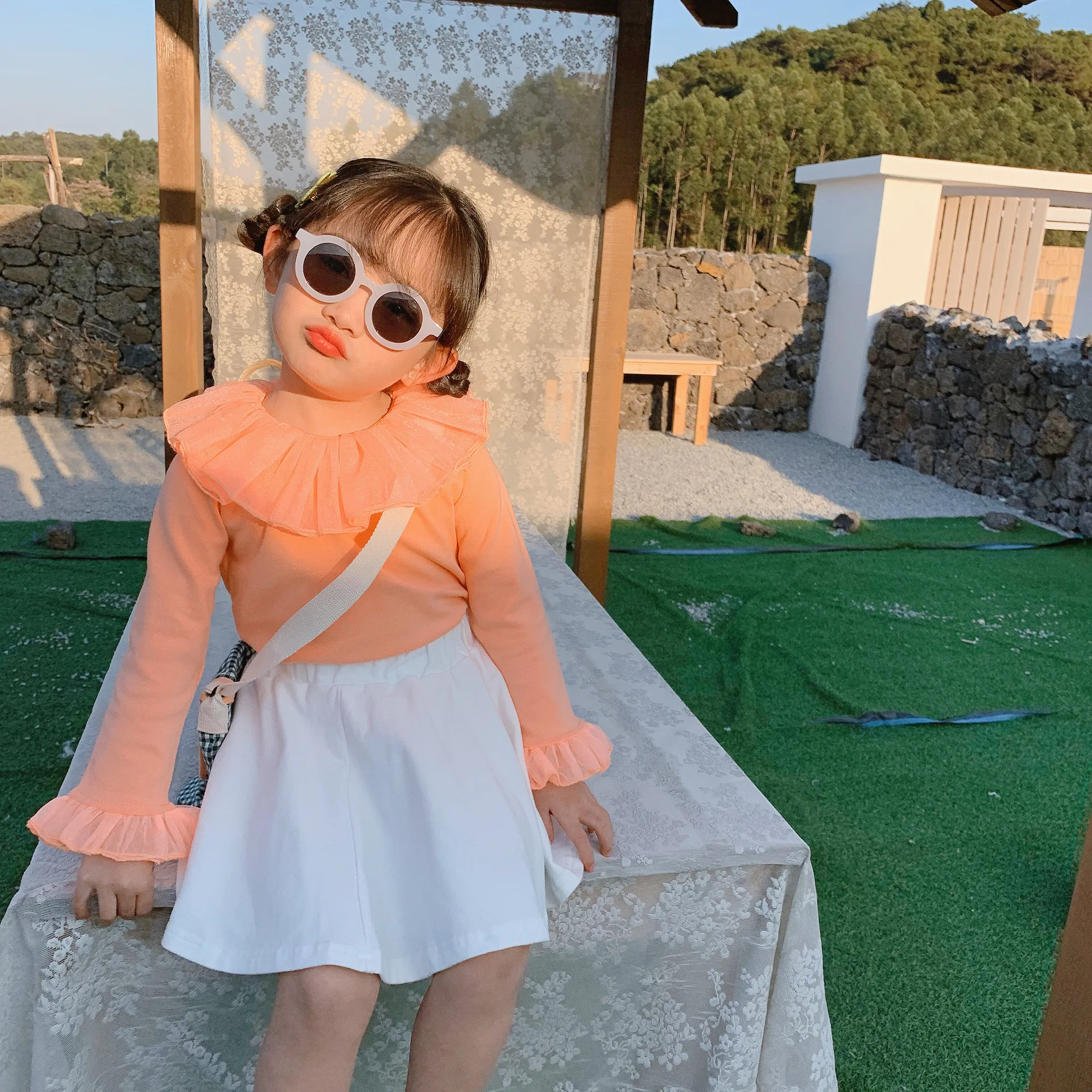 Новое поступление на весну милая подходящая ко всему хлопковая футболка с