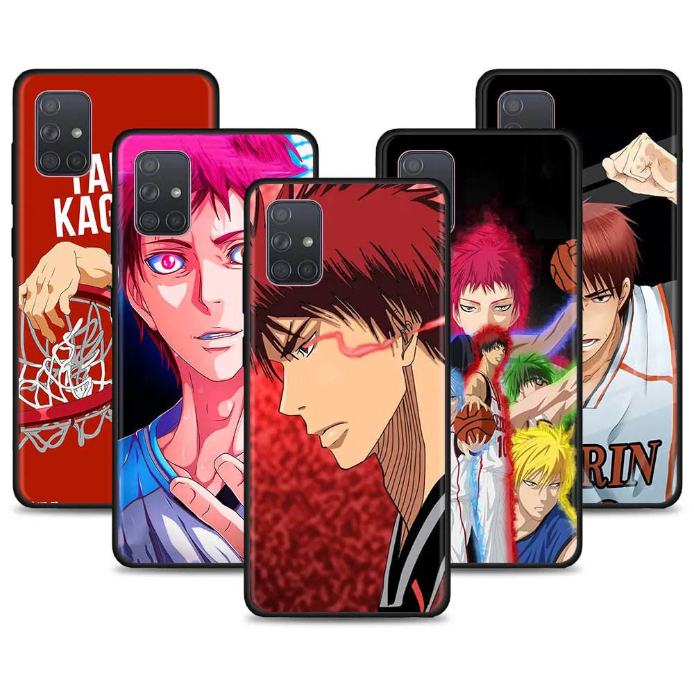 

Phone Case for Samsung A51 A71 A50 A70 A52 A72 5G A91 A41 A42 A31 A21s A12 A11 A02 A02s A01 Coque Kuroko No Basket Kagami Shell