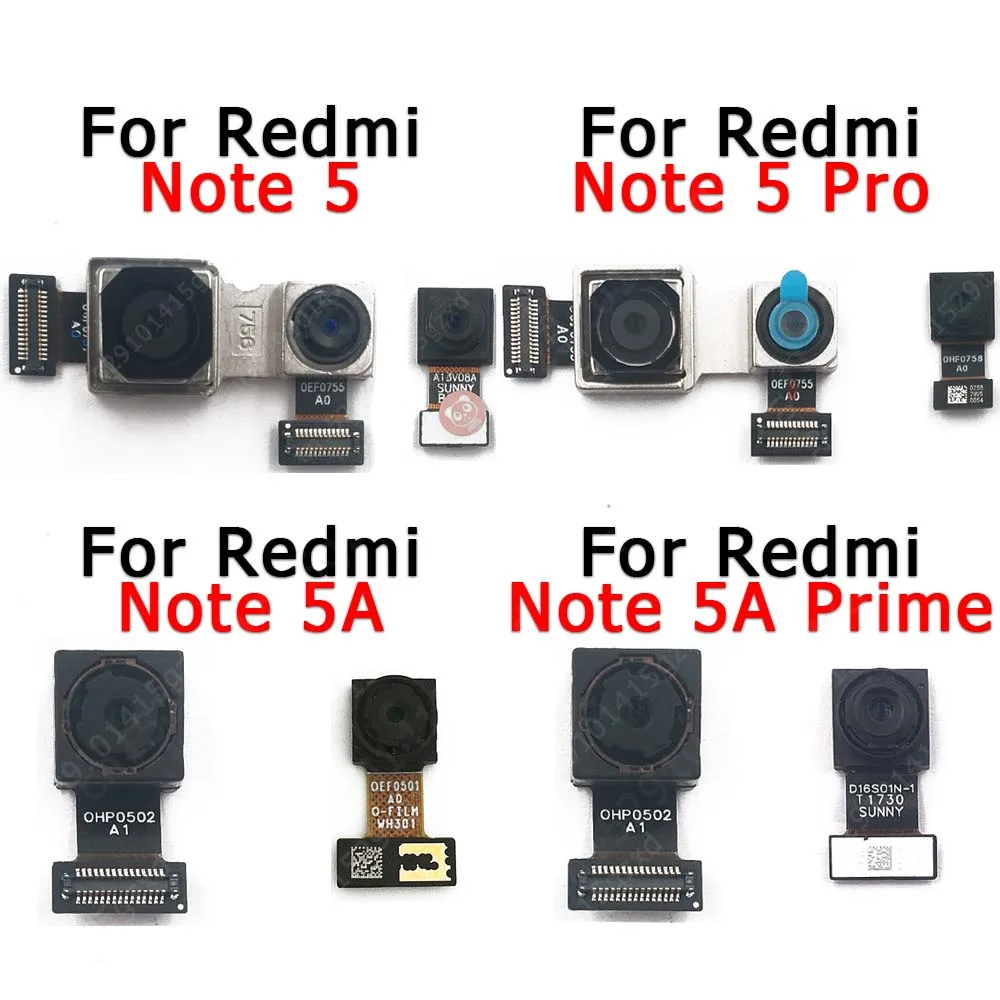 Оригинальная передняя и задняя камера для Xiaomi Redmi Note 5A Prime 5 Pro фронтальная селфи