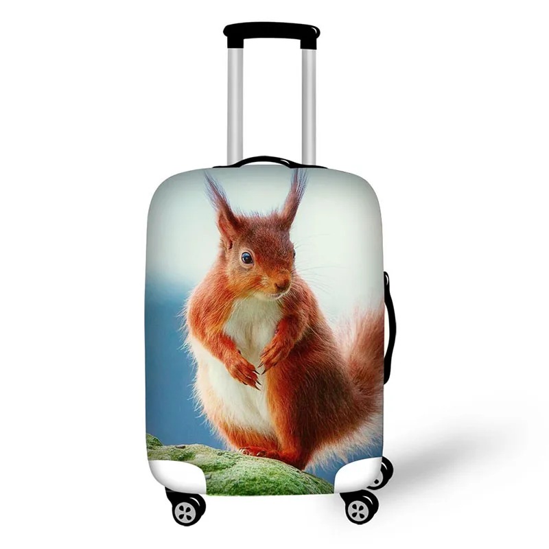 Защитный чехол для чемодана на колесиках 18 30 дюймов с принтом животных и