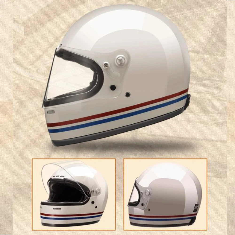 Мотоциклетный шлем AMZ DOT сертифицированный из стекловолокна для мотокросса