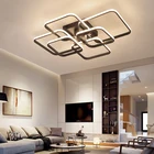 Потолочные светильники NEO Gleam, прямоугольные, алюминиевые, современные светодиодные потолочные лампы, белые, для гостиной, спальни, AC85-265V