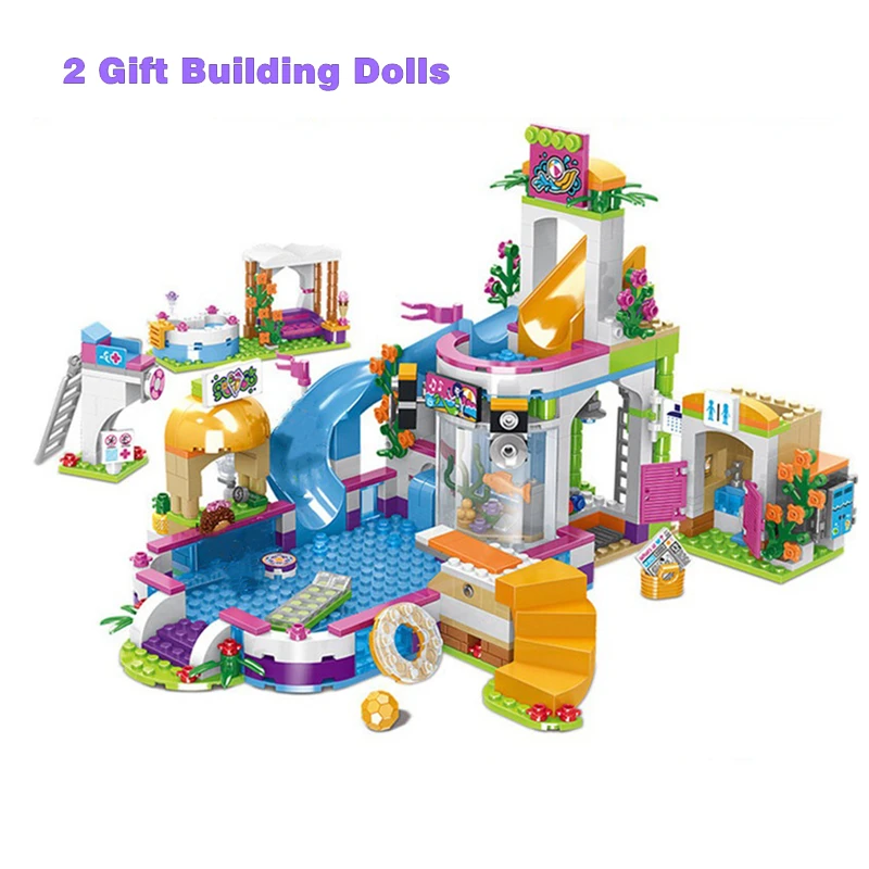

Funny Star Livi's House Building Car Bus Compatible Friend for Girls Figures Bricks Educational Toys Childre Gifts For