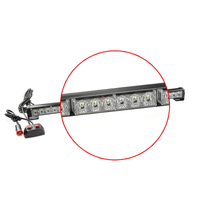 Светодиодный светильник-бар 24 светодиодный Вт 12 В мигающий автомобильный