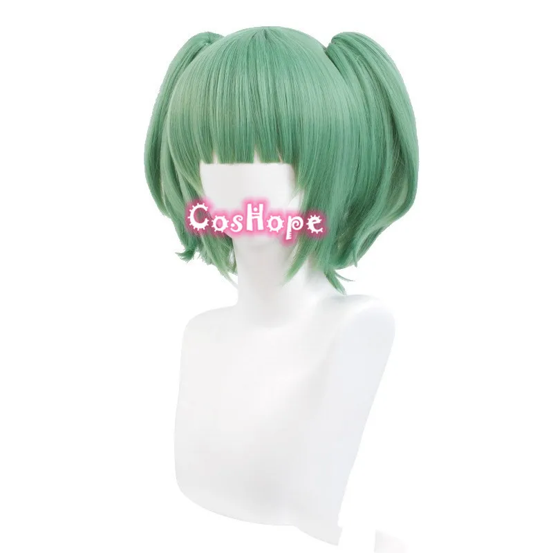 

Kaede Kayano Cosplay Assassination Classroom Cosplay 30cm Short Green Wig Cosplay Anime Wigs Heat Resistant Synthetic Wigs