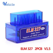 Супер Мини ELM327 Bluetooth ELM 327 версия 1,5 с PIC18F25K80 чип OBD2/OBDII для Android Крутящий момент Автомобильный сканер кода