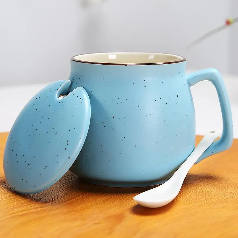Милая посуда для напитков керамическая чайная кружка креативная забавная
