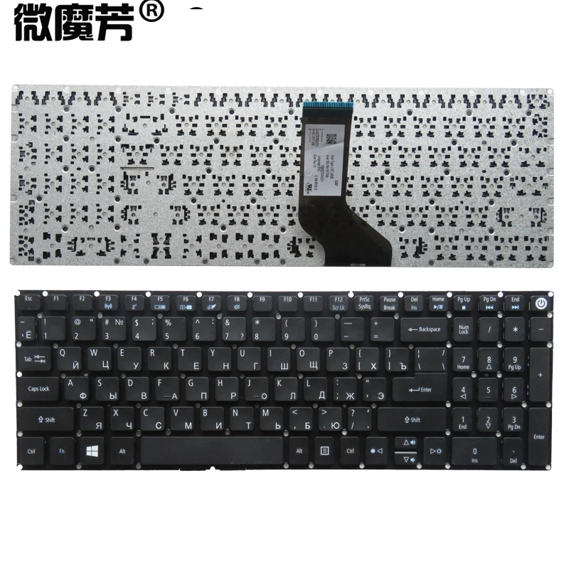 New RU keyboard FOR Acer Aspire 5 A515-51 A515-51G A517 A517-51-5832  A515 A615-51 N17C4 TX50-G N16Q2 TMTX50 Russian