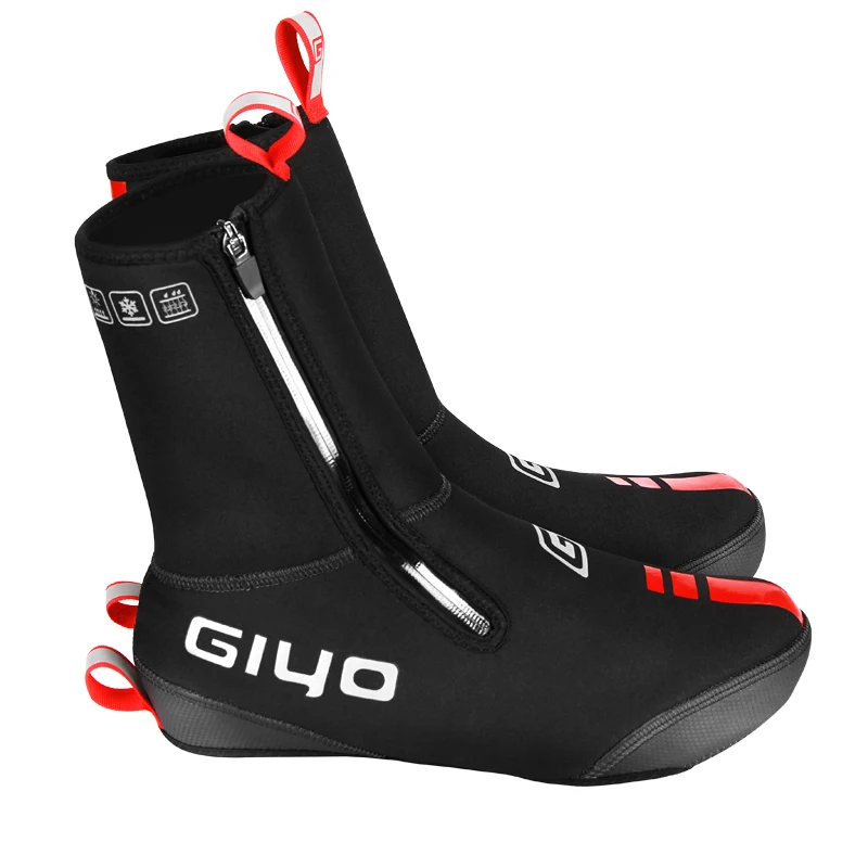 

MTB Shoe Covers Cycling Boot Covers Winter Warm Thermal Neoprene Overshoes Waterproof Toe Cycling Shoe Covers Booties for Bike