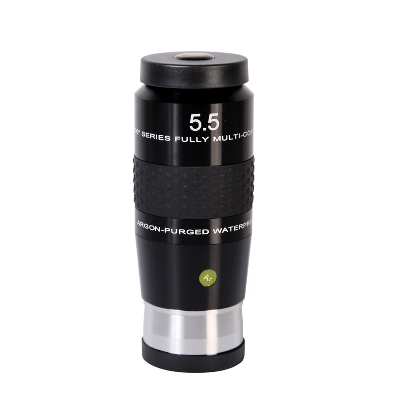 

Explore Scientific 100 degree 5.5 mm 2 inch eyepiece ultra-wide waterproof multi-layer coating argon telescope accessory