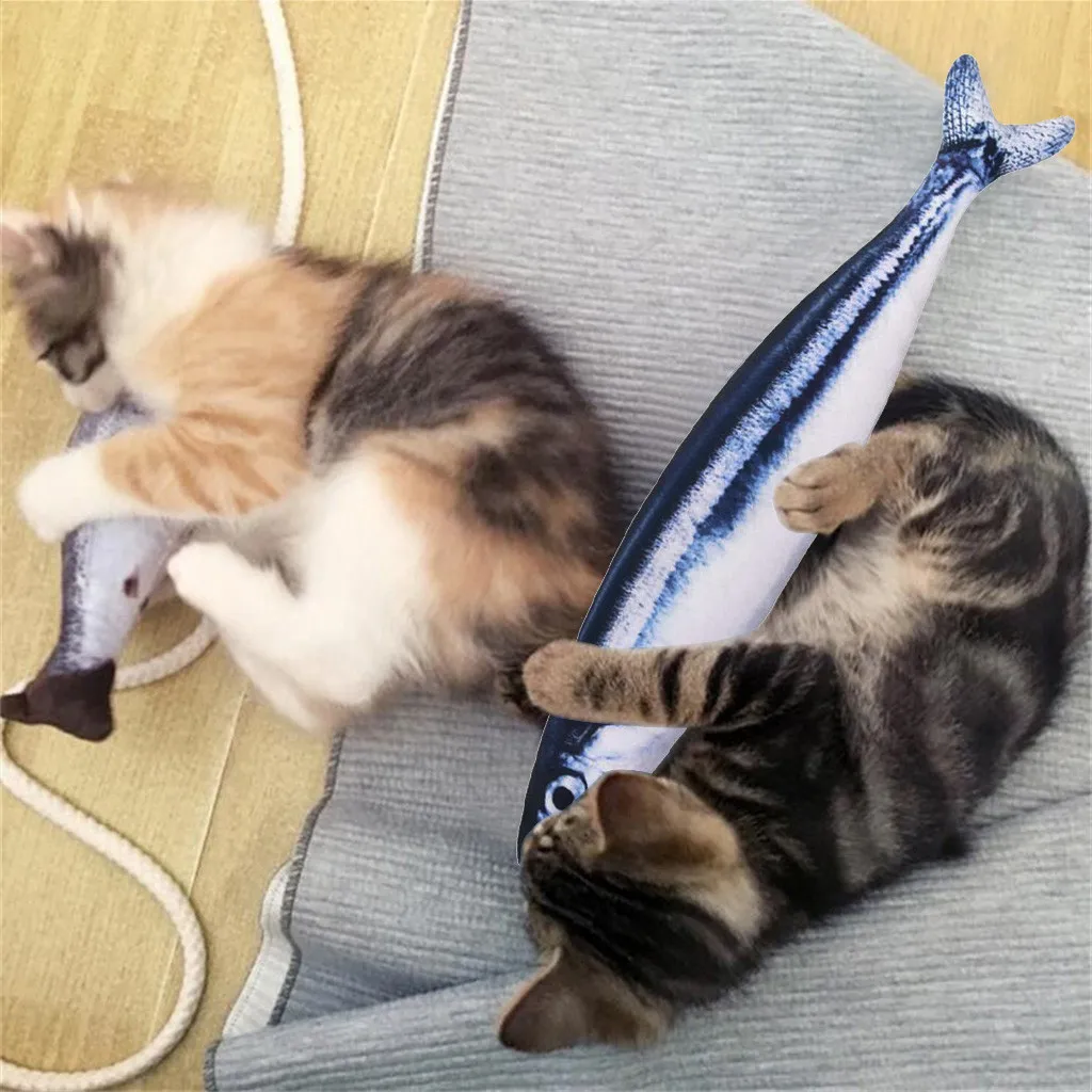 Игрушки для кошек электрическая кошачья рыба кошка плавающая Реалистичная