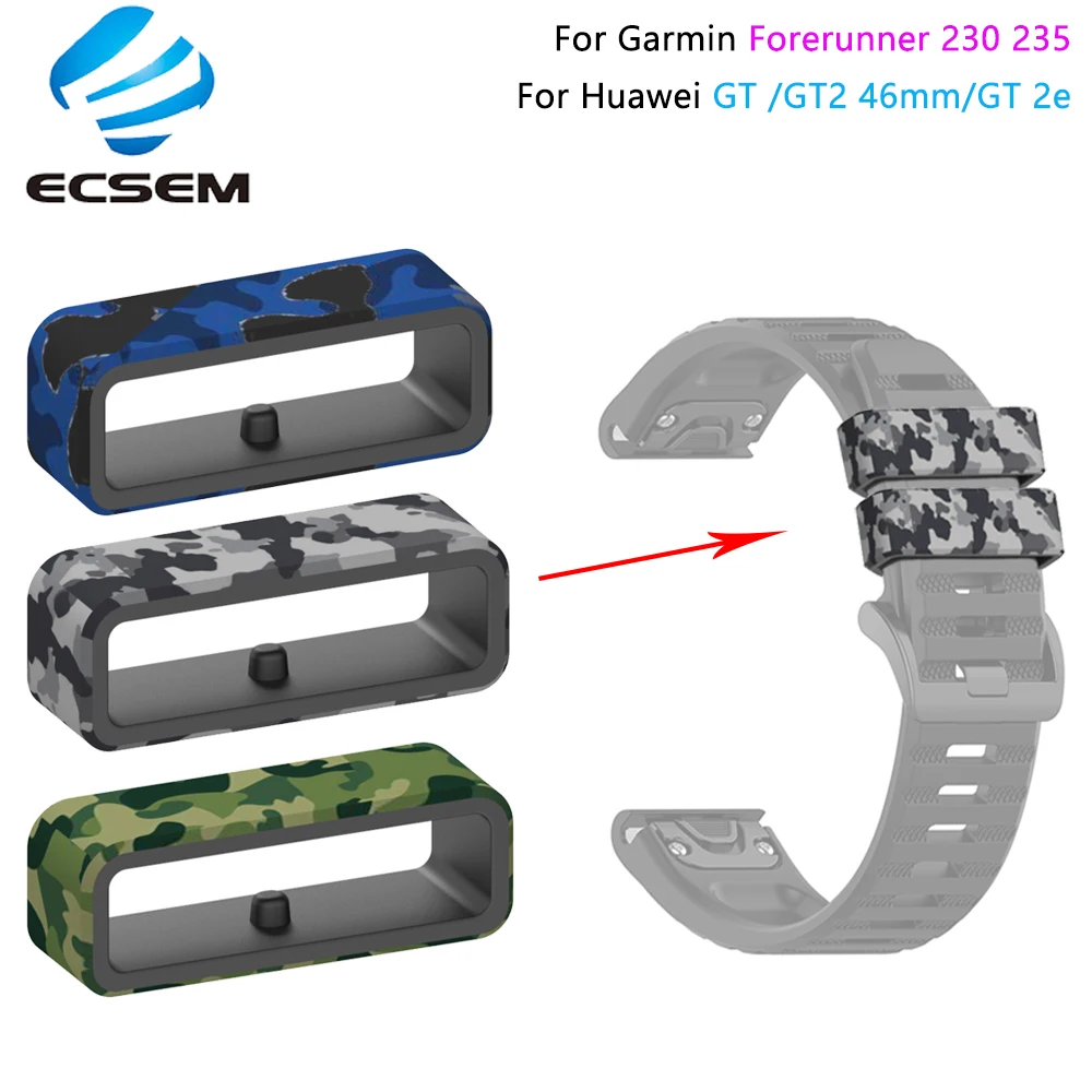 Держатель ремешка для часов Garmin Fenix 6/6 pro фиксирующее кольцо Huawei GT 2e резиновая петля ремешка|Смарт-аксессуары|
