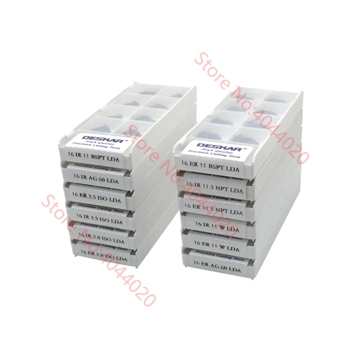 DESKAR 16ER0.5ISO/16ER0.75ISO/16ER1.0ISO/16ER1.25ISO/16ER1.5ISO/16ER1.75ISO/16ER2.0ISO LDA карбидная Вставка 10 шт./корд. |