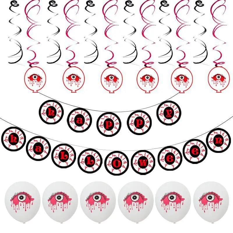 Новинка 1 комплект искусственный бумажный цветок бахрома страшные глаза