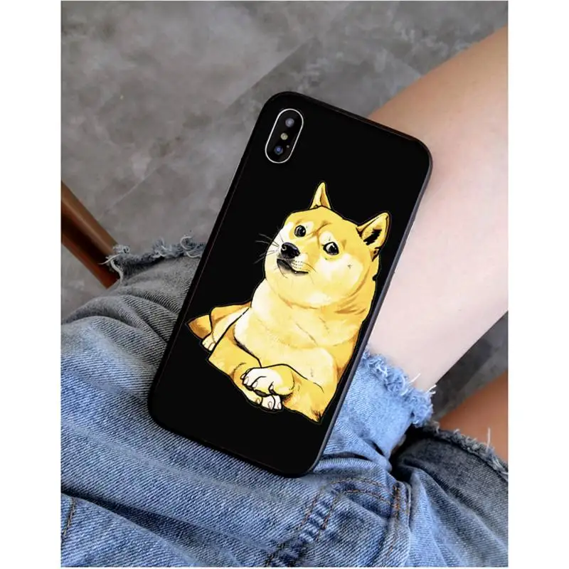 

YNDFCNB Fashion Cute Cartoon Shiba Inu Dog Phone Case for iphone 11 12 mini Pro Max X XS MAX 6 6s 7 8 plus 5 5S 5SE XR SE2020