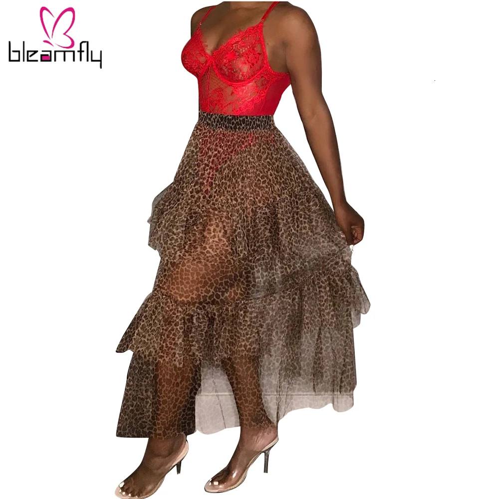 Новая зимняя Женская Осенняя леопардовая расцветка высокая талия длина до