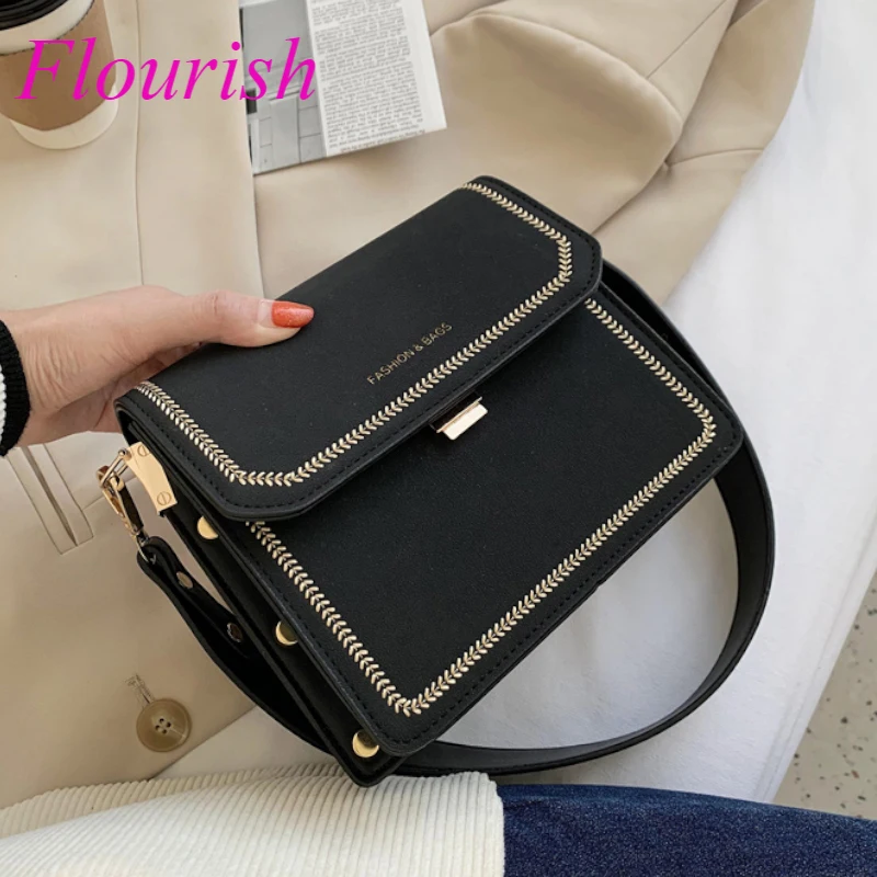 

Nubuck Leather Cross Body Bag Woman Shoulder Messenger Bag Girls Small Flap Purses and Handbags Luxury Designer Sac A Main Bolsa