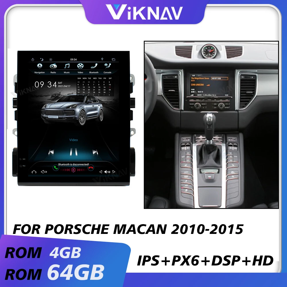 

Автомобильный мультимедийный плеер gps навигатор для Porsche Macan 2010-2015 android автомобильное радио Автомобильный аудиомагнитофон вертикальный экран