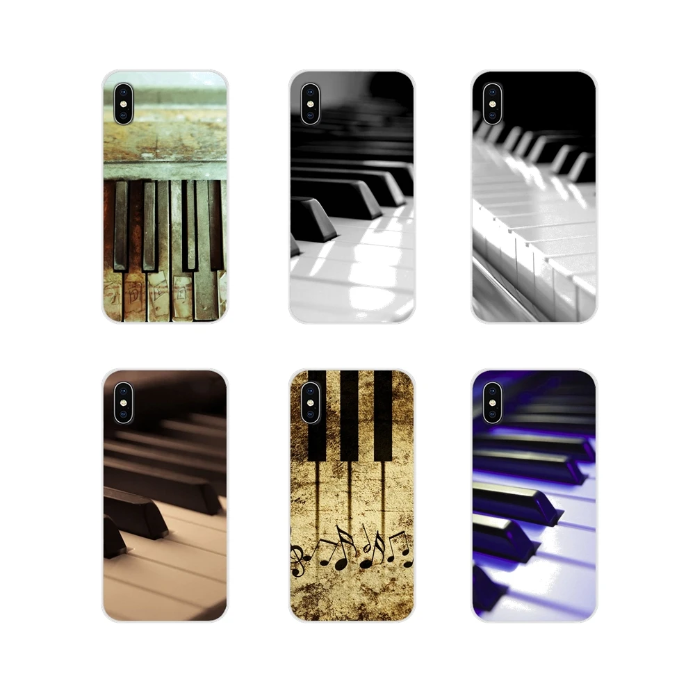 Аксессуары чехлы для телефонов Музыкальные клавиши пианино Apple iPhone X XR XS 11Pro MAX